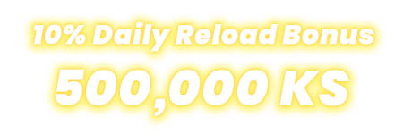 ibet789 myanmar 10% daily reload bonus 500,000ks text